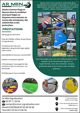 Armen Signalisation testimonial