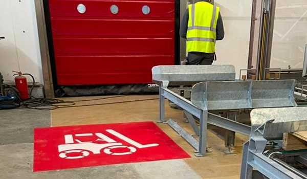 Marquages au sol industriel dans le Morbihan - Ar-Men Signalisation