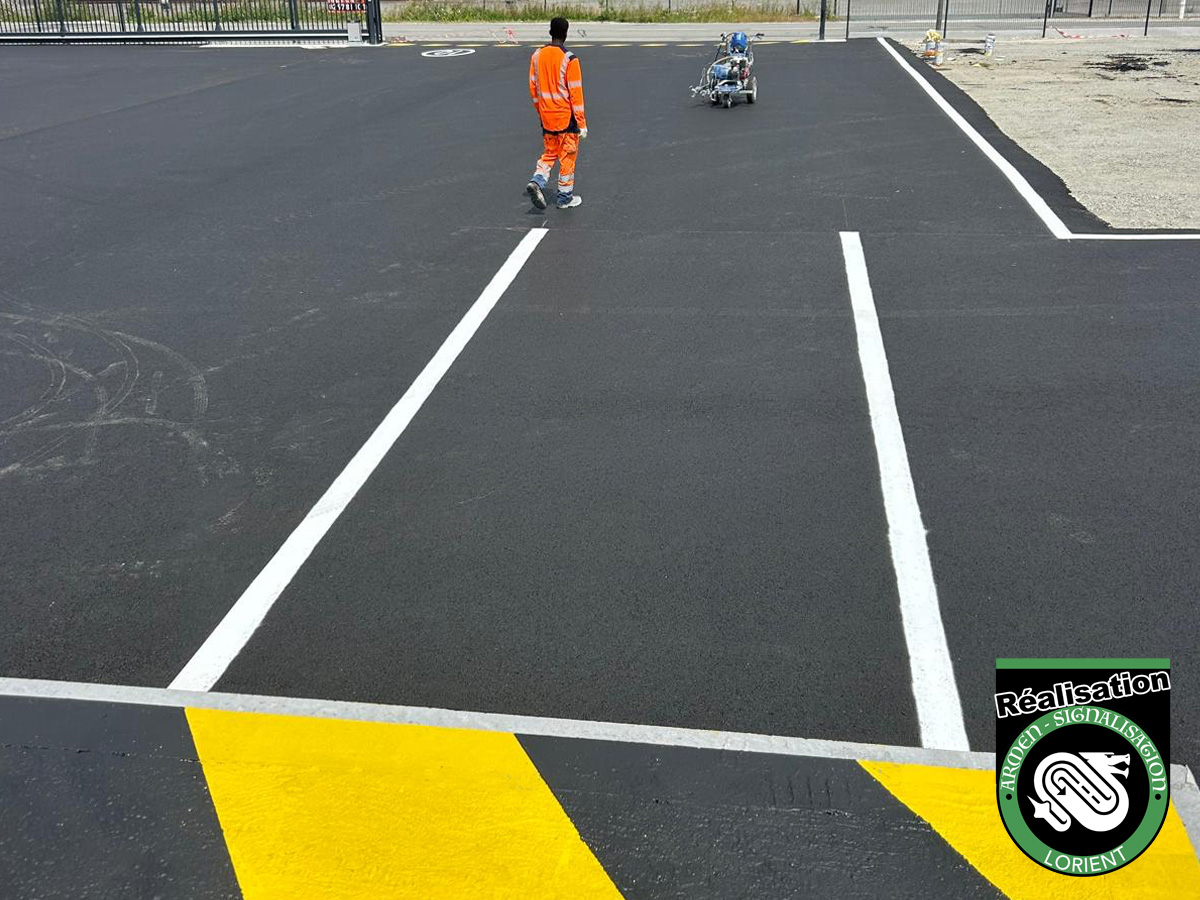 Marquage au sol passage pour piétons - Morbihan - Mayennes project-slider-image